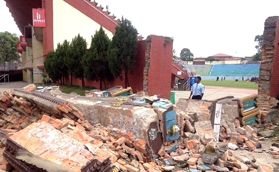 भएन दशरथ रङ्गशालाको पुनःनिर्माण,‘साग’ प्रतियोगिता प्रभावित हुने पक्का