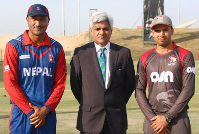 पहिलो टी-२० म्याचमा नेपाललाई जीतको लागी १५४ रनको लक्ष्य