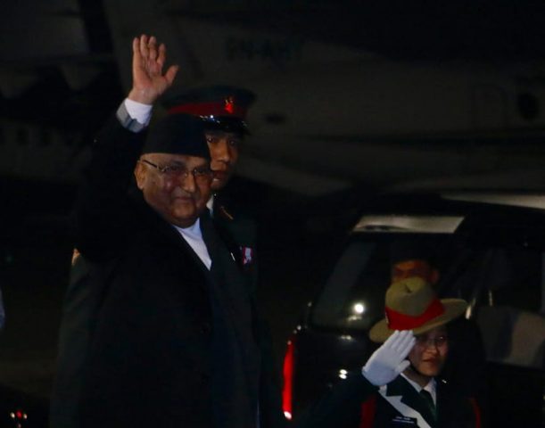 प्रधानमन्त्रीओली स्वीट्जरल्याण्ड प्रस्थान