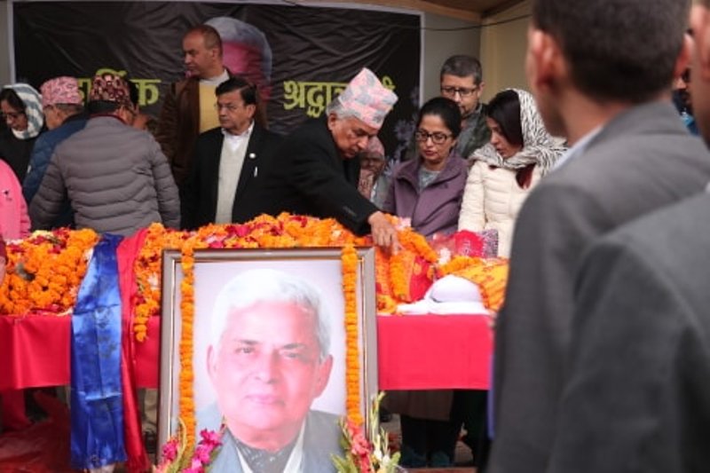 दिवंगद अधिकारीको अन्तेष्टि राजकीय समान्नकासाथ गरिने