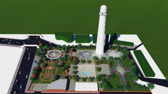 धरहरा पुनःनिर्माणको कामले गति लियो