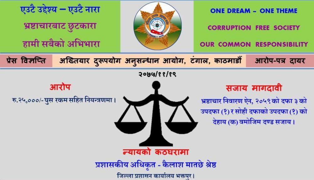 उत्कृष्ट भनिएका कर्मचारी भ्रष्टाचार मुद्दामा मुछिए