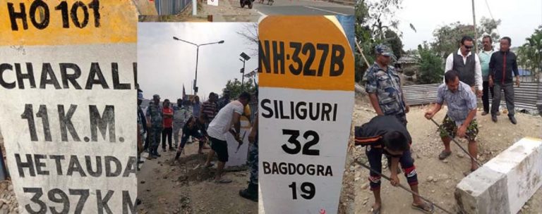 भारतले राखेको सीमा स्तम्भ नेपालीले हटाए
