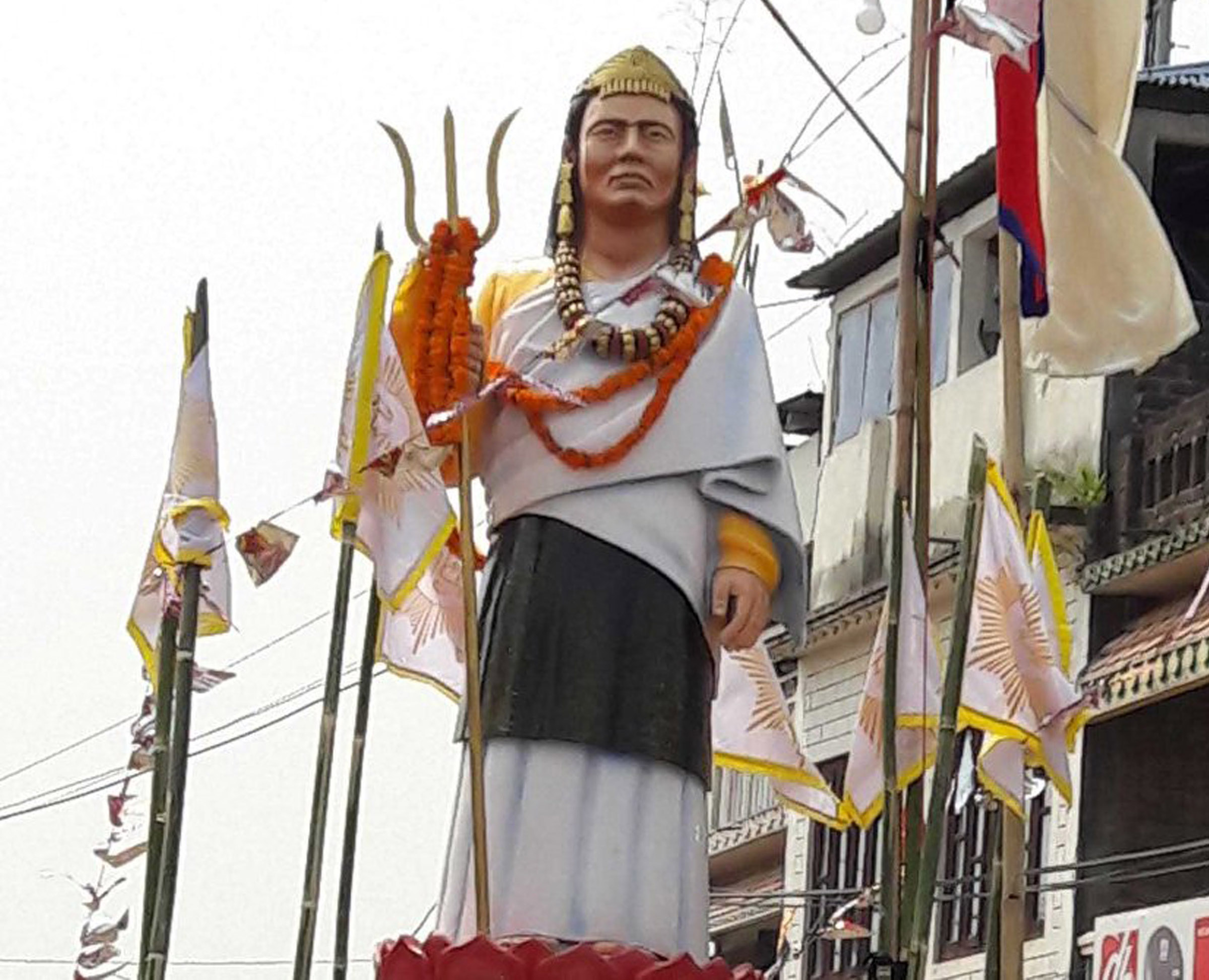 महागुरु फाल्गुनन्दको शालिक अनावरण