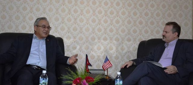 गृहमन्त्री र अमेरिकी उपसहायकमन्त्री भेटवार्ता