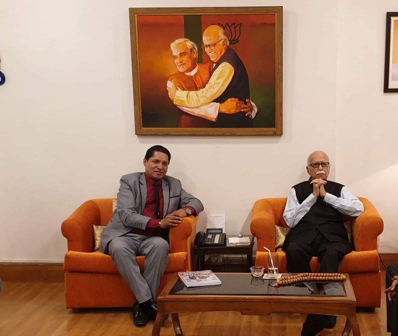 भारत नेपालको विकास भएको हेर्न चाहन्छ, हामी सहयोग गर्छौं : भाजपा बरिष्ठ नेता आड्वाणी