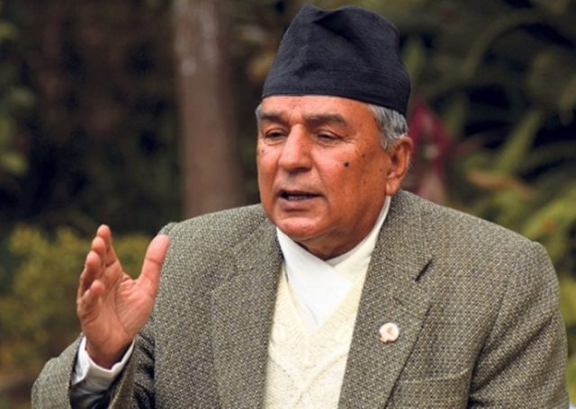 नेपाली कांग्रेसका वरिष्ठ नेता पौडेल पक्राउ