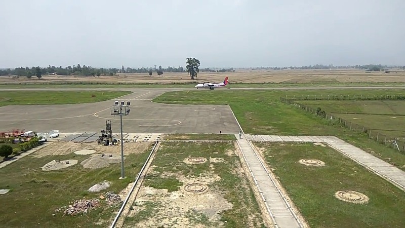 धनगढी विमानस्थलको अनुगमन