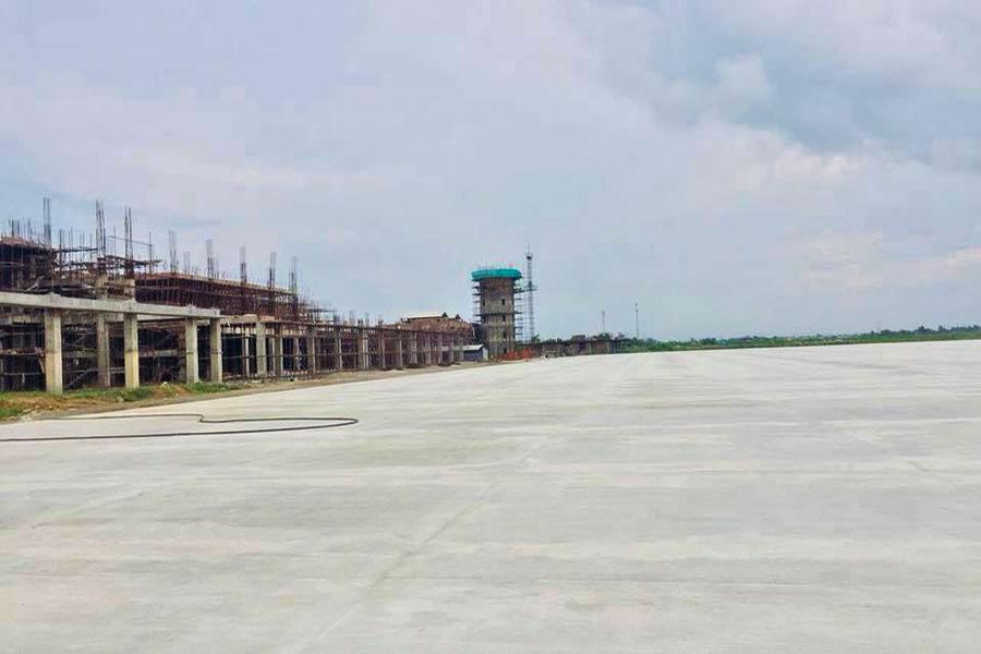 गौतम बुद्ध विमानस्थलको धावन मार्ग निर्माण सम्पन्न