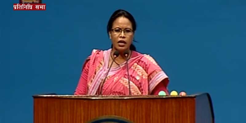 गुठी विधेयकको विरोधम उत्रिएकालाई के आधारमा सांसद चौधरीले भाडा मान्छे भनिन् ?