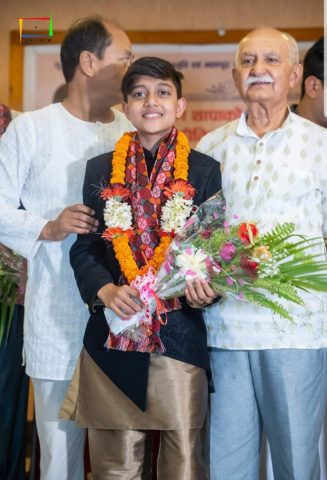 अरुण थापा स्मृति दिवसमा भूषण खरेल र चर्चित आयुष केसी सम्मानित