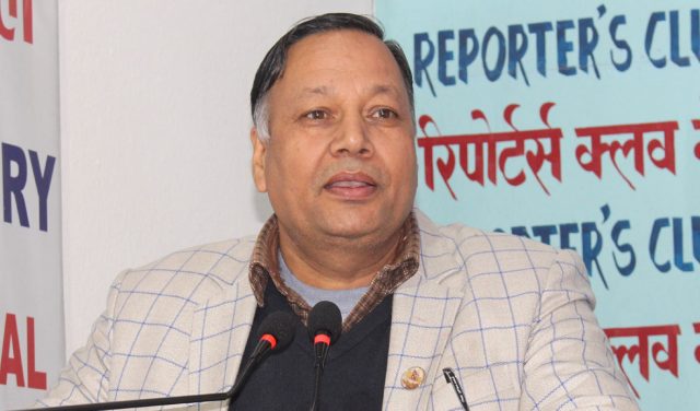 सरकारको नेत्तृत्व ओली र प्रचण्डले आलोपालो हुनुपर्छः नेता पौडेल