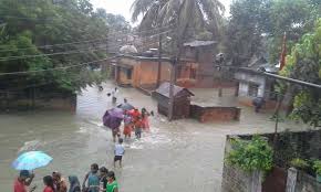 अविरल वर्षाका कारण जनकपुर जलमग्न