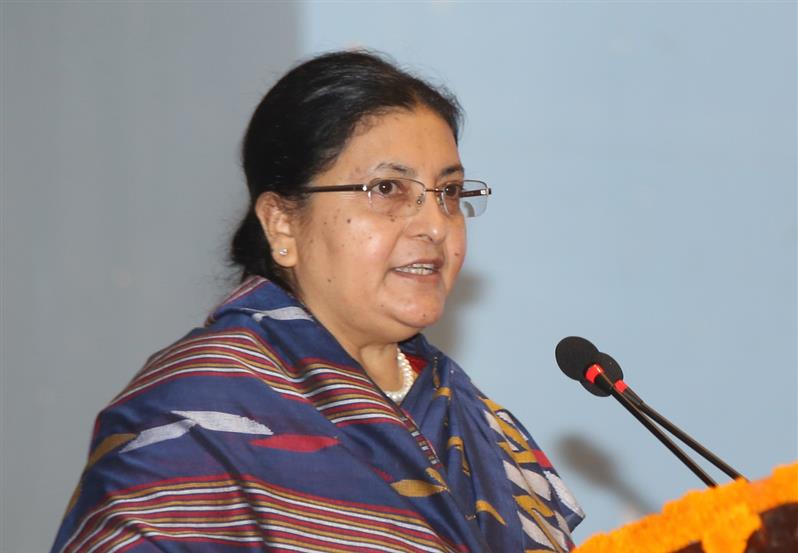 गुणस्तरीय शिक्षाका लागि सरकारको लगानी उपब्धिमूलक हुनुपर्छ : राष्ट्रपति भण्डारी