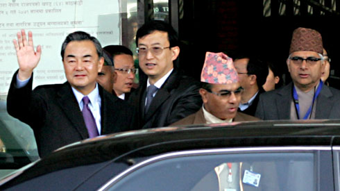 चिनियाँ विदेशमन्त्री काठमाडौँमा