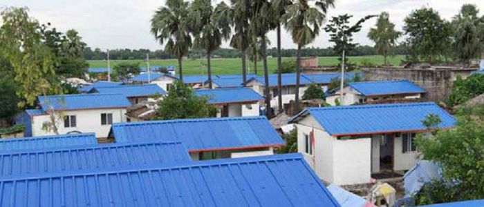 सेनाले बारा र पर्सामा निर्माण गरेका घर हस्तान्तरण
