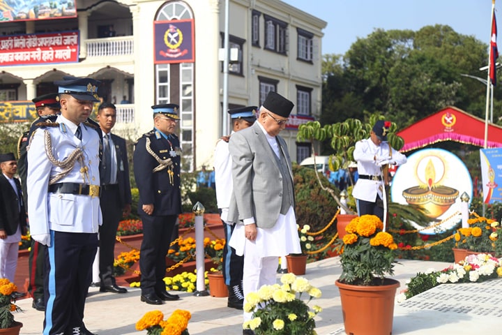 ६४ औँ प्रहरी दिवसः अपराधको निष्पक्ष अनुसन्धान गर्न प्रहरीलाई प्रमको अनुरोध
