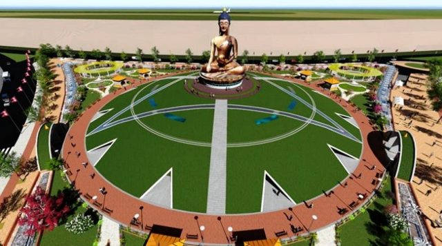 तीनकुने शान्तिमण्डल निर्माणको पूरा काम अझै अन्यौलमै