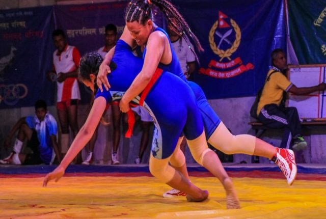 साग कुस्तीः महिलातर्फ सुदूरपश्चिमको वर्चश्व