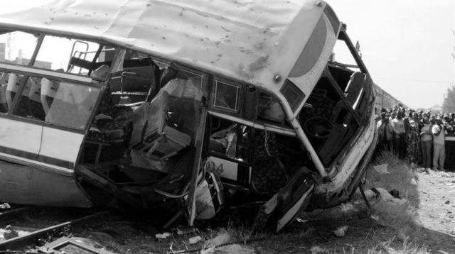 बस दुर्घटनामा १२ घाइते