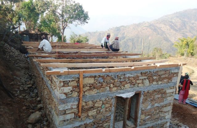 पुनःनिर्माणको काम तीव्र, ६५ प्रतिशत घर बने