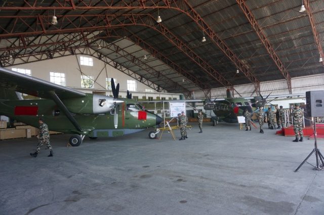 अमेरिकाद्वारा नेपाली सेनालाई दुुई विमान हस्तान्तरण