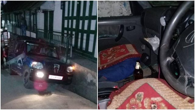 प्रहरीको गाडी नै मापसे गरेर चलाएपछि दुर्घटनामा