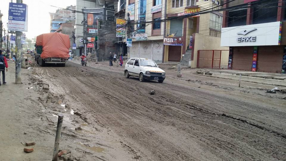 चारवर्षपछि शुरु भयो जोरपाटी–सुन्दरीजल सडक विस्तार कार्य