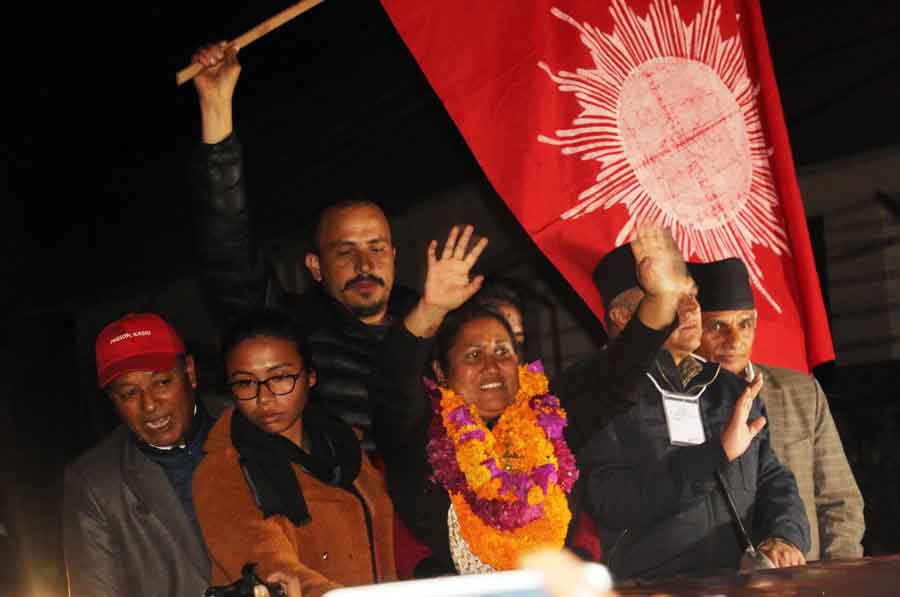 पोखरामा नेकपाको विजयसभा