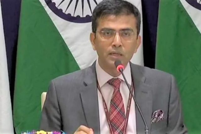 सीमा विवाद विद्यमान संयन्त्रबाट संवादका माध्यमले टुंगो लगाउनु पर्छ : भारत