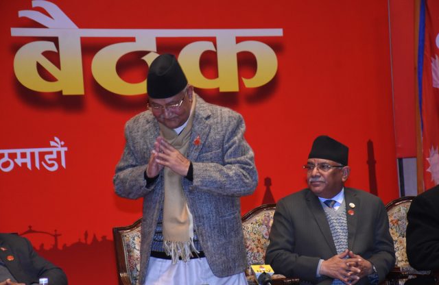 यति समूहबारे प्रधानमन्त्री ओली बोले : ‘ब्ल्याकमेल गर्न नपाएर गोकर्णको विरोध गरियो’