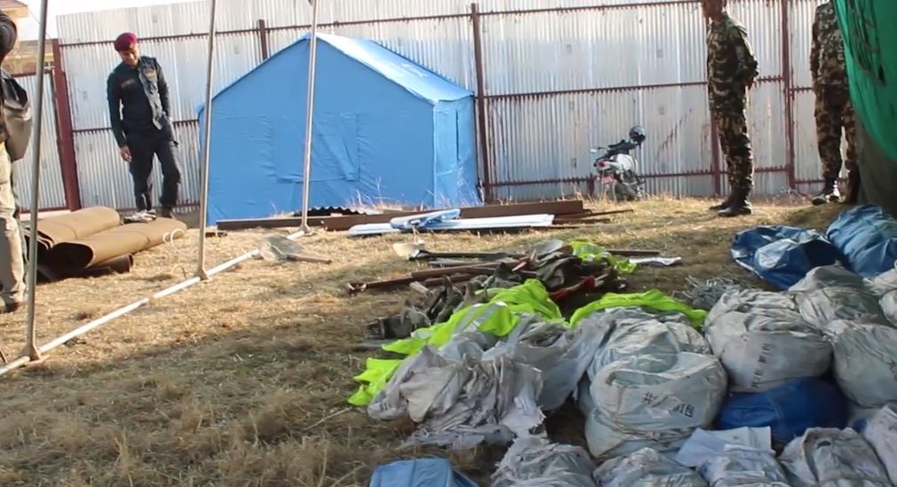 चिनबाट विद्यार्थी ल्याएर राख्नका लागि भक्तपुरको खरिपाटीमा तयारी तीब्र