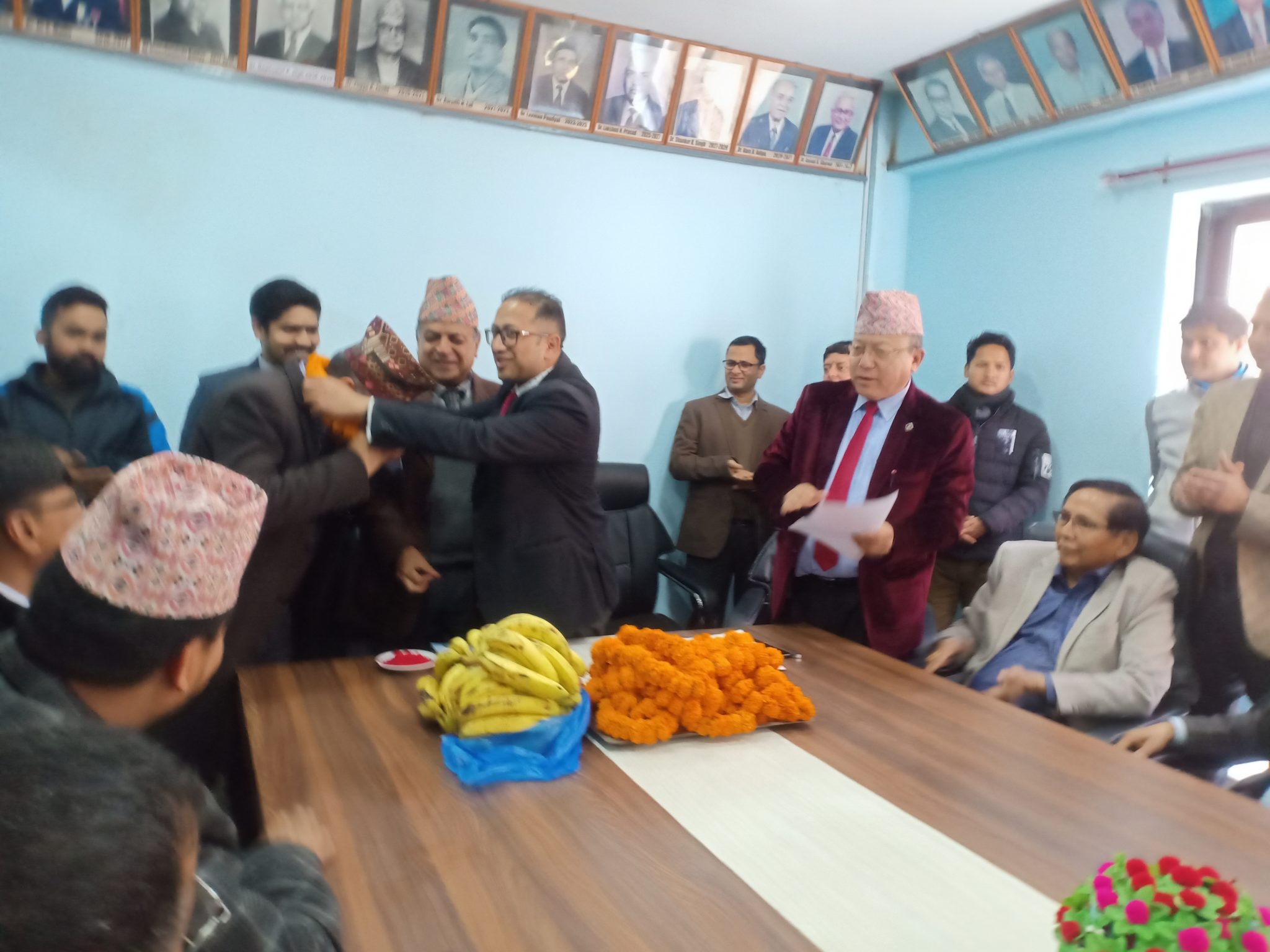 नेपाल चिकित्सक संघको अन्तिम मतपरीणाम सार्वजनिक, नवनिर्वा्चित पदाधिकारीलाई सम्मान