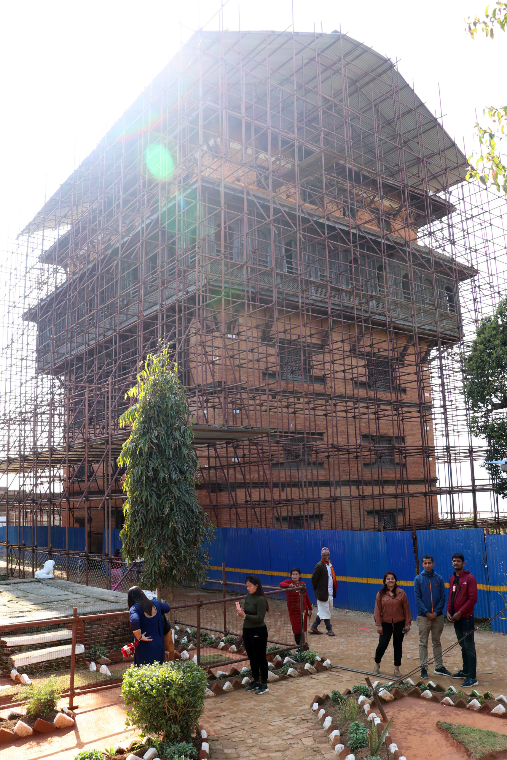 निर्माणाधीन नुवाकोटको साततले दरबार