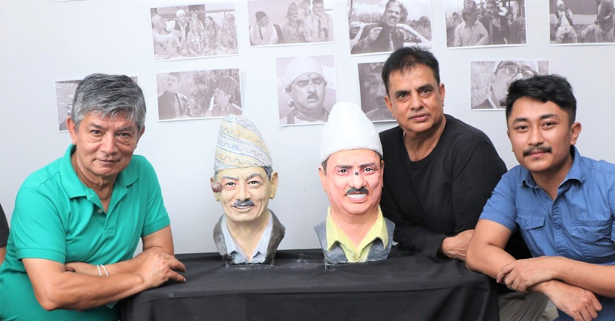 मदनकृष्ण र हरिवंश आफ्नै मूर्ति देखेर छक्क परे