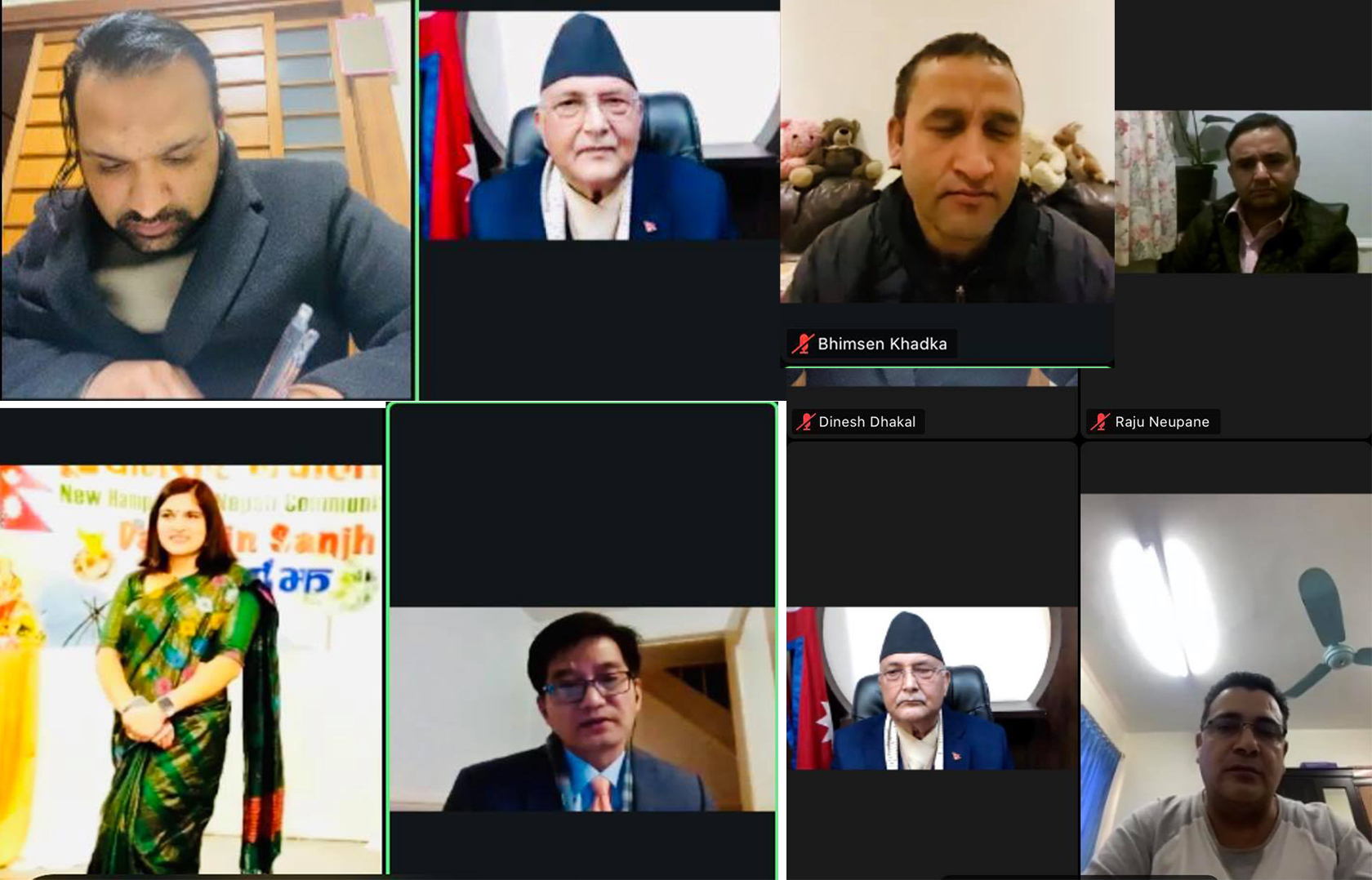 प्रवासी नेपालीसँगको भर्चुअल सम्वादमा प्रम ओलीले भने ‘पार्टी फुटेको छैन’
