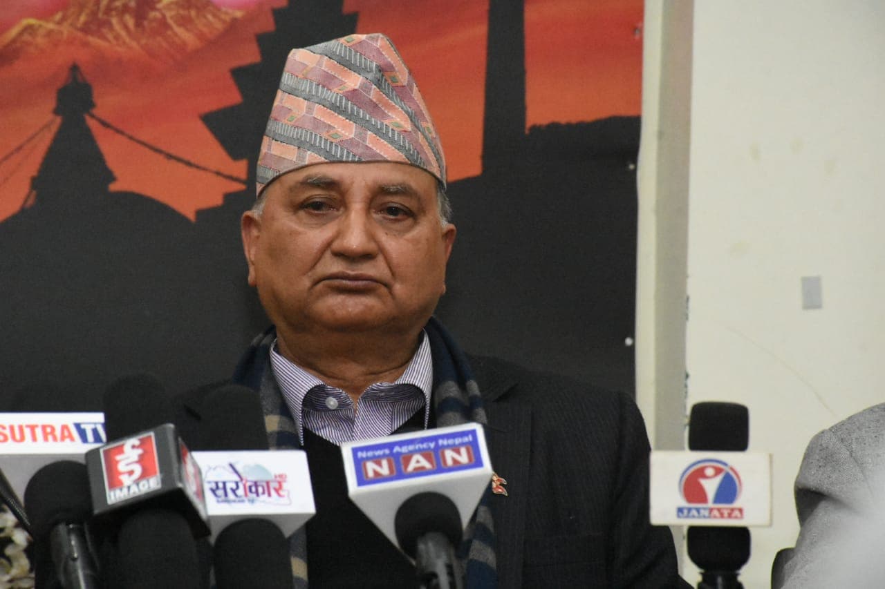 ओलीको राष्ट्रवादी अडान र देशभक्तिपूर्ण कामलाई कमजोर देखाउन घिनलाग्दा षडयन्त्रमा लागेका छन् : उपप्रधानमन्त्री पोखरेल