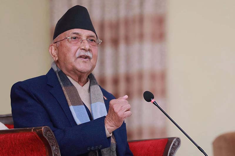 नयाँ वर्षले बिथोलिएको राजनीतिलाई अगाडि बढाउने : अध्यक्ष ओली