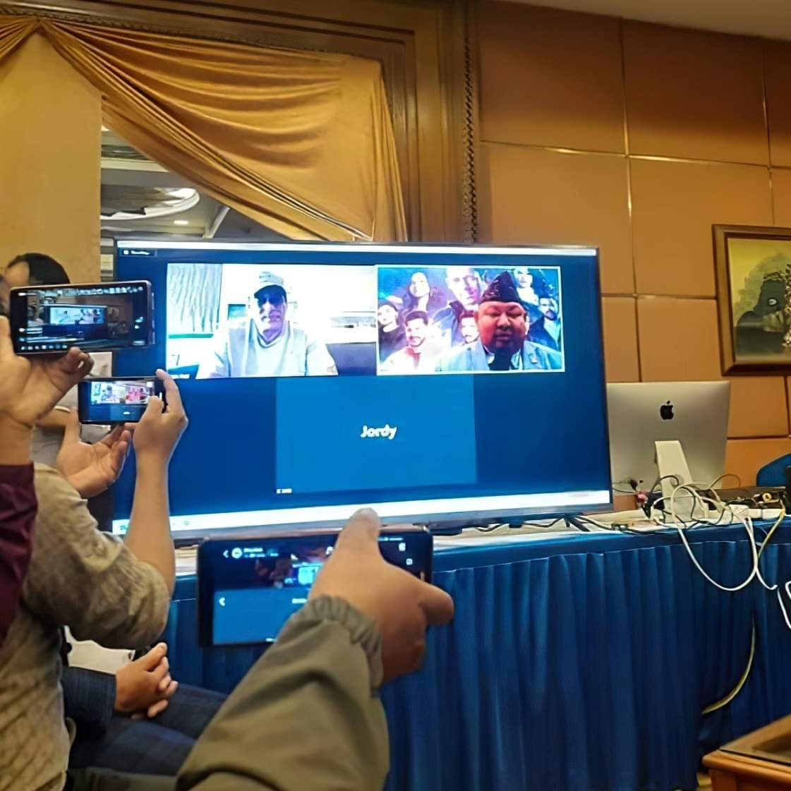 मन्त्री आलेले भने ‘सलमान ज्यू तपाइँलाई स्वागत गर्न आतुर छु’