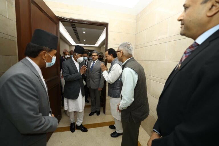भारतीय बिदेशमन्त्री र देउवाबीचको भेटमा उठेन सीमा बिबादको कुरा