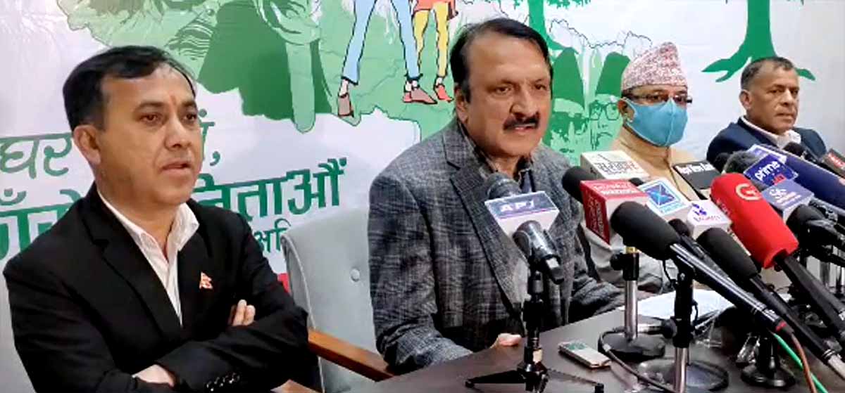 ओलीलाई कांग्रेसको जवाफी काउण्टर