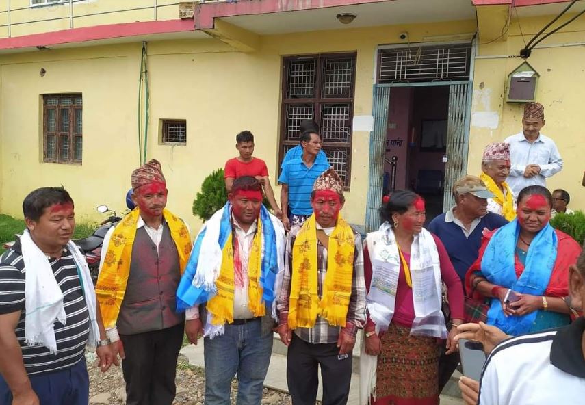 हुप्सेकोट गाउँपालिका ६ मा काँग्रेसको प्यानल विजयी