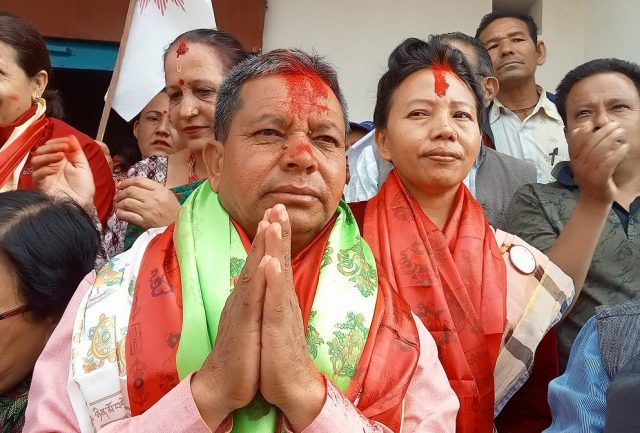 बूढानीलकण्ठ नगरपालिकाको प्रमुख र उप-प्रमुखमा नेकपा एमालेको जित