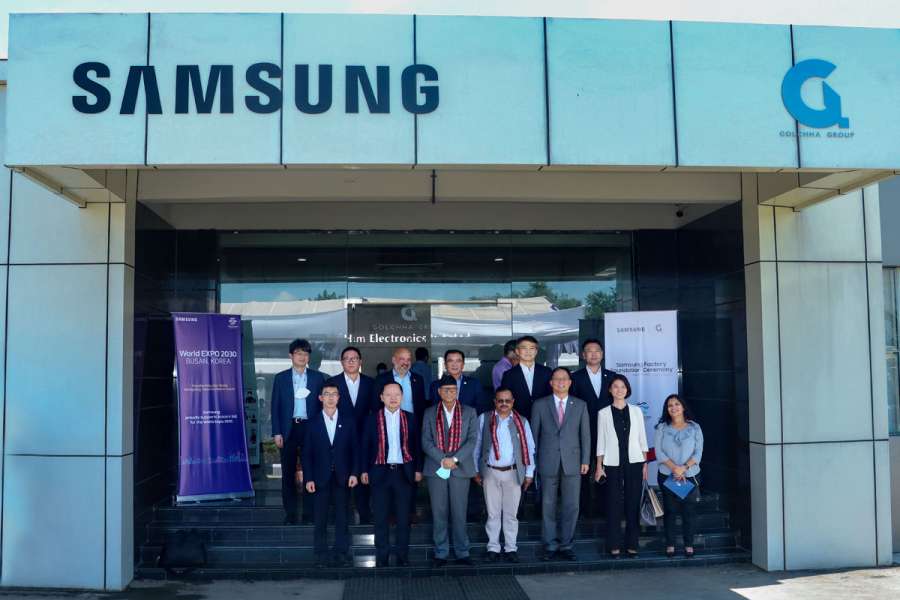 नेपालमै खुल्यो टिभी कारखाना, सामसुङले गर्यो सम्झौता