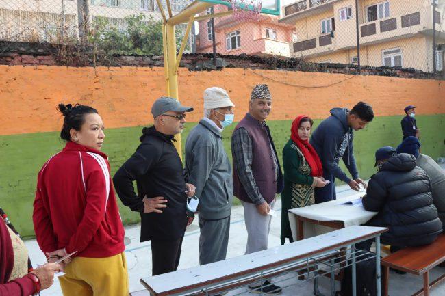 कास्कीमा ११ बजेसम्म १५ प्रतिशत मत खस्यो