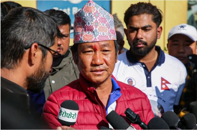 सुनसरी-१ मा घण्टीका उम्मेदवारलाई पछ्याउँदै हर्क साम्पाङ